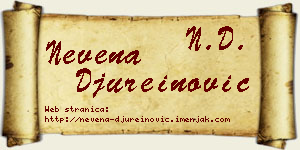 Nevena Đureinović vizit kartica